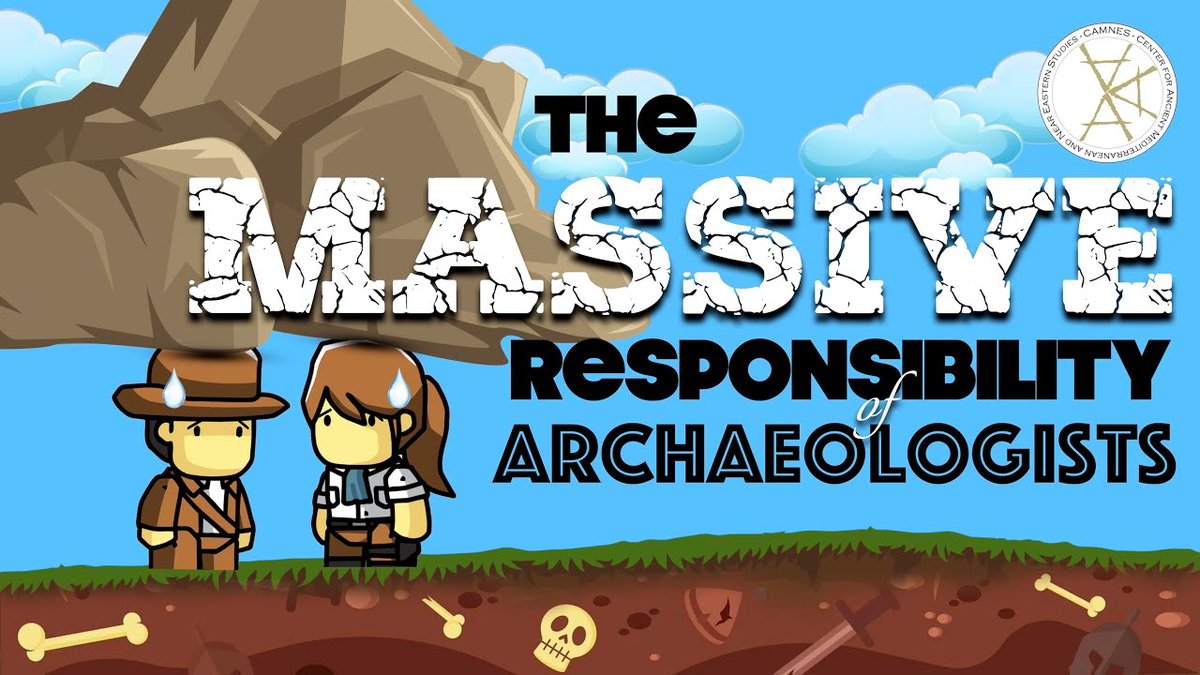 CAMNES's tweet photo. New #video on CAMNES Studio!
The Massive #Responsibility of #Archaeologists
#CAMNESStudio #archaeology #archaeologist #youtube #youtubevideo
https://t.co/YOfOcU48OT https://t.co/MnXpDLsGsA