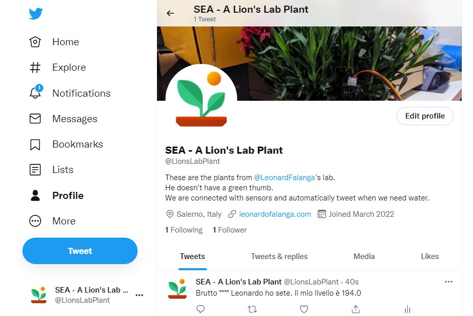 LeonardFalanga's tweet photo. A few days ago I told my best friends in crime,
I really don't have a green thumb. The plants in the lab are dying. So I gave them a chance to use Twitter with IOT and it didn't really go over well😂😂
Follow them if you want to have news:
@LionsLabPlant https://t.co/5FMNLihMNk