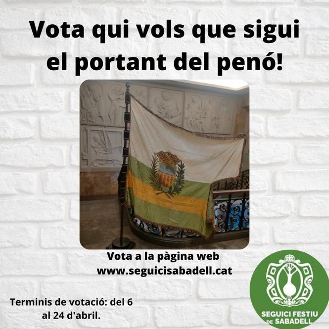 🗳COMENÇA LA VOTACIÓ DE L’ENTITAT PORTANT DEL PENÓ🗳

Des d’avui i fins el 24 d’abril estarà oberta a la web del seguici la votació per escollir l’entitat Portant del Penó 2022.