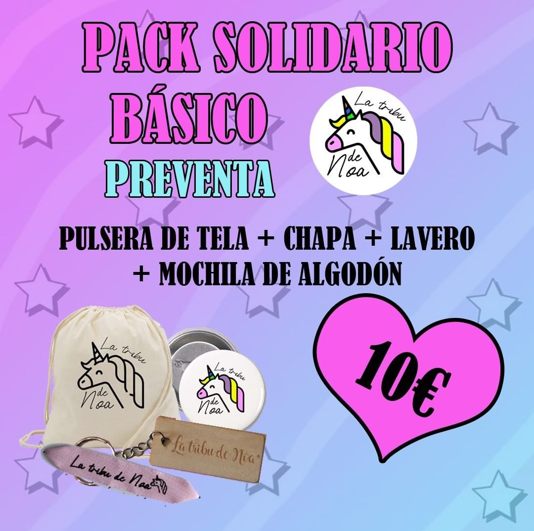 latribudenoa_'s tweet photo. ¡¡Ha llegado nuestro ✨PACK SOLIDARIO✨!! Para adquirirlo contacta con:  compras@latribudenoa.com
La recaudación irá destinada a costear un año de investigación contra el cáncer infantil. https://t.co/RLJDO6677i