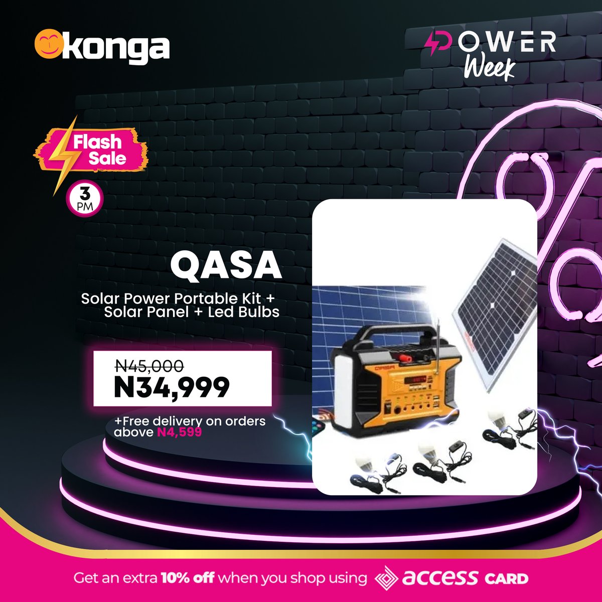 ShopKonga's tweet photo. It is about time for 3pm deals🎺
Head over to our website as e dey hot: https://t.co/Phfp7X2aW0
#KongaPowerPromo #PowerWeek #ShopKonga https://t.co/42lUNhUmjE