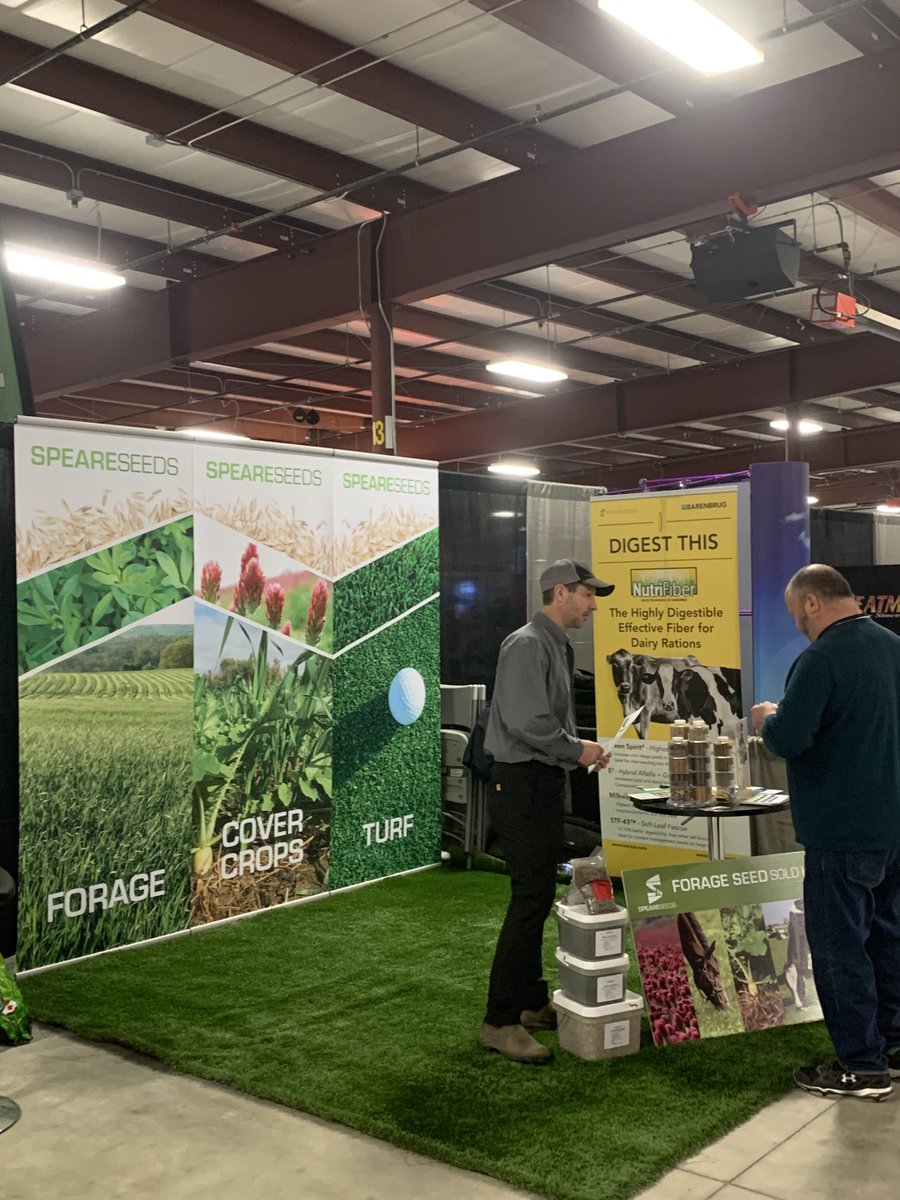 Check out Speare Seeds at East Central Farm Show in Lindsay. Lotsa interest in BMR Sorghum, NutriFiber grass program and alfalfa seed line up <a href="/speareseeds/">Speare Seeds</a> #nutrifiber #forages