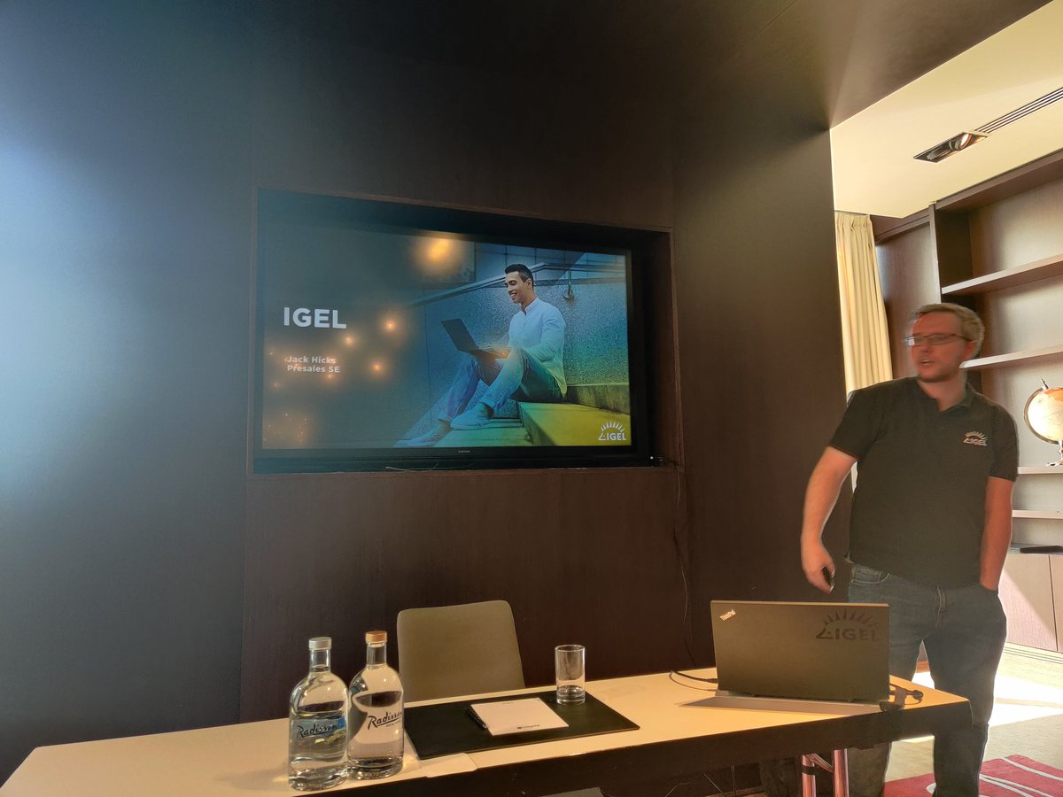 Thanks again to <a href="/IGEL_Technology/">IGEL</a> for sponsoring the event. Jack Hicks is presenting the #IGEL story. #iecitrixug <a href="/myCUGC/">Citrix User Group Community (CUGC)</a>