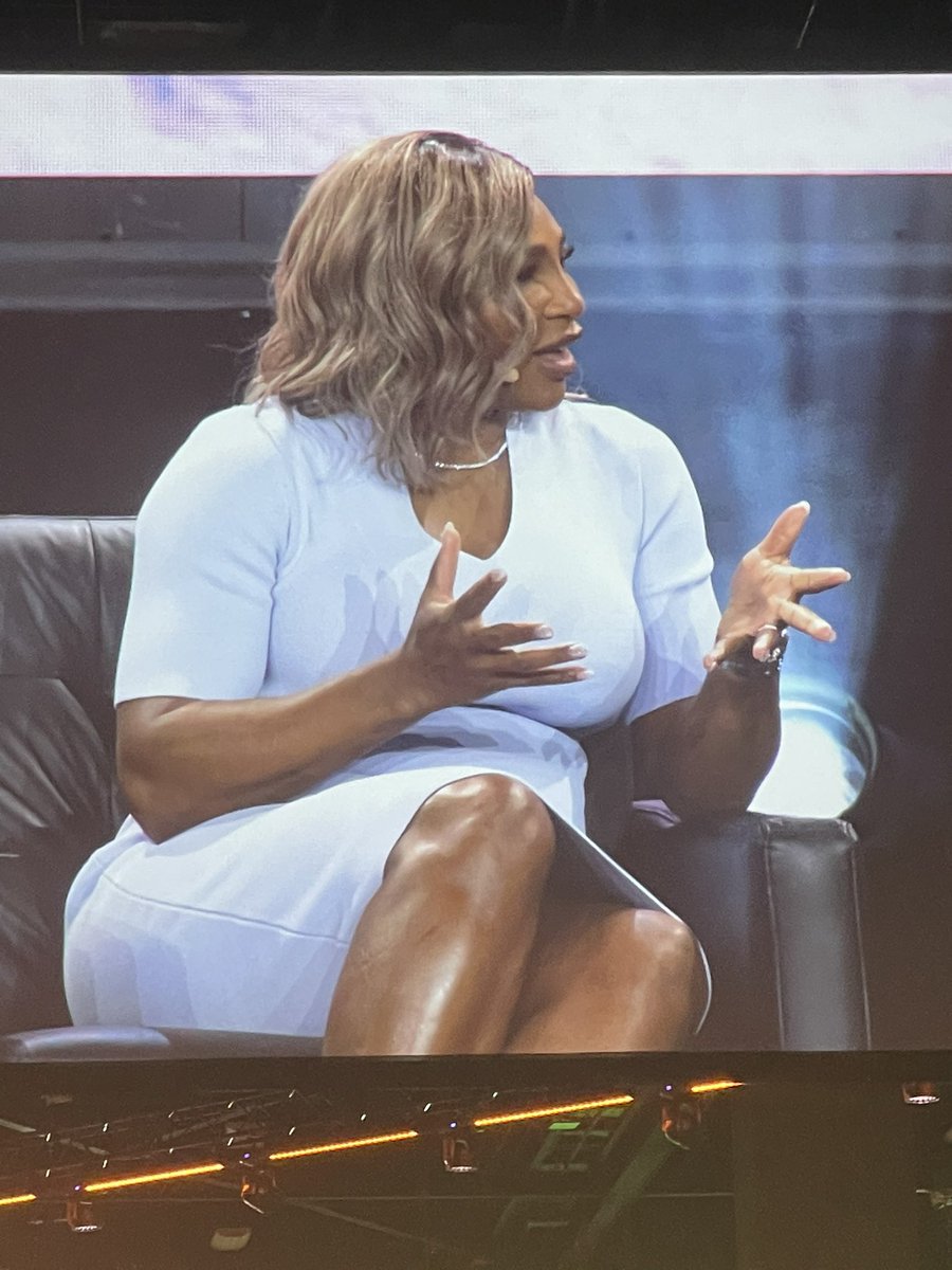 “It’s important to expand Bitcoin to women and people of colour” - Serena Williams #Bitcoin2022 <a href="/TalkShopMedia/">Talk Shop</a>