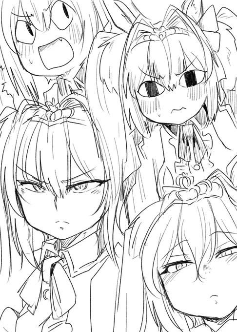 いろいろ顔ためしがきダスカ 