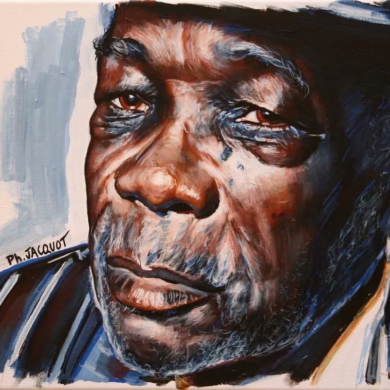 Archieleehooker's tweet photo. 3 years ago Archie Hooker handed over this amazing John Lee Hooker portrait to La Maison du Blues Museum. It was painted by the very talented Philippe Jacquot! https://t.co/2dJoGTdLVR