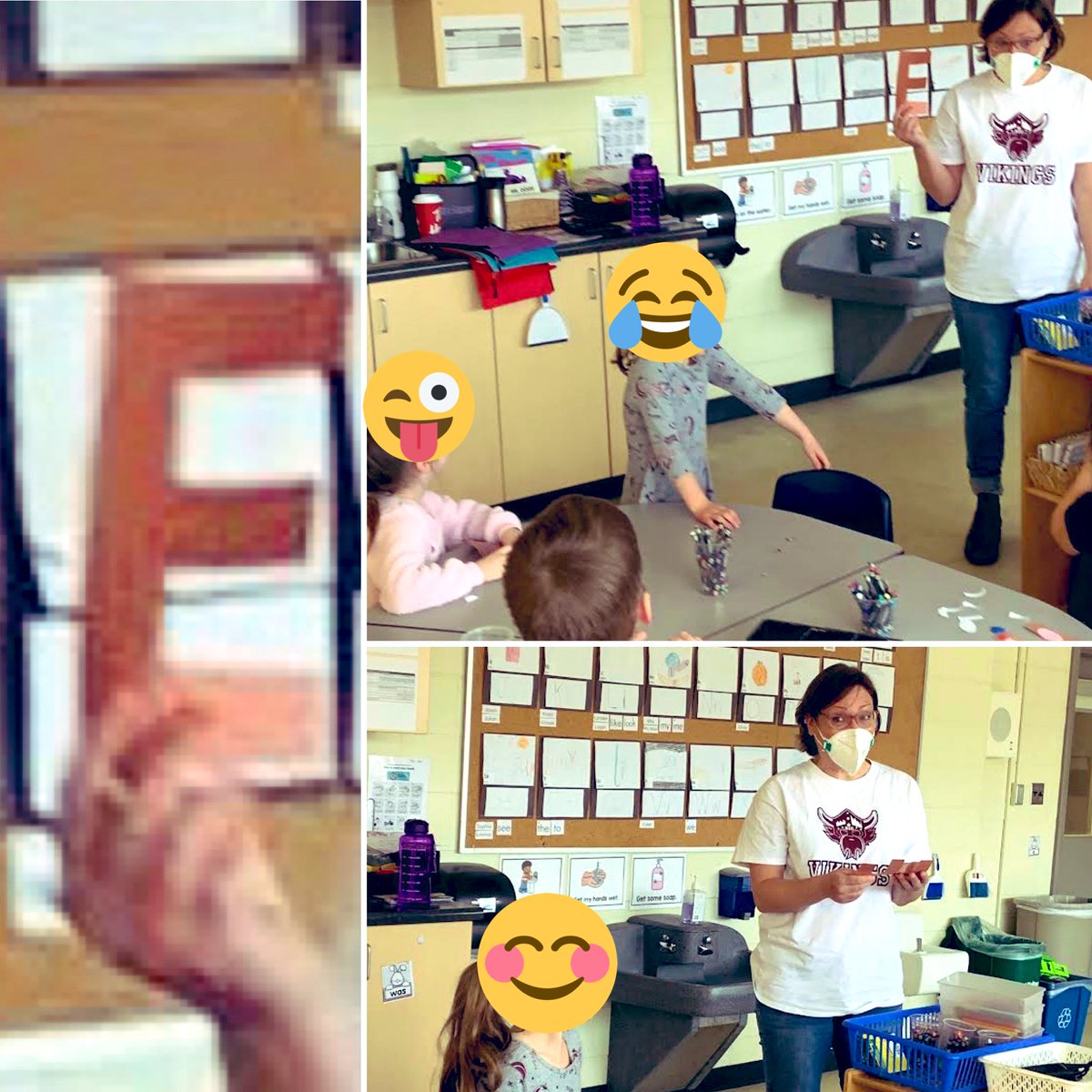 ROMHDSB's tweet photo. A belated #AprilFoolsDay post. 

KF1 students invited Ms. Hanmer to visit their classroom. When they offered her a brownie, of course she said YES. 

Guess what they gave her? A brown E!

They are still giggling about it a week later. 

@HDSBKDGN #Kindergarten #gotcha https://t.co/QOVLfXP3To