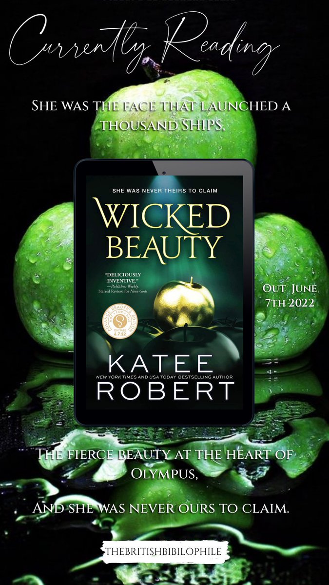 B_Bibliophile_'s tweet image. 📖 𝐂𝐮𝐫𝐫𝐞𝐧𝐭𝐥𝐭 𝐑𝐞𝐚𝐝𝐢𝐧𝐠 📖

I’m back for more Dark Olympus &amp;amp; Katee Robert with Wicked Beauty! 🍏

Thank you @SourcebooksCasa for this ebook ARC via NetGalley.

Pre-order Wicked Beauty here ➡️ amazon.co.uk/Wicked-Beauty-…

#SourcebooksCasa #WickedBeauty #KateeRobert #ARC