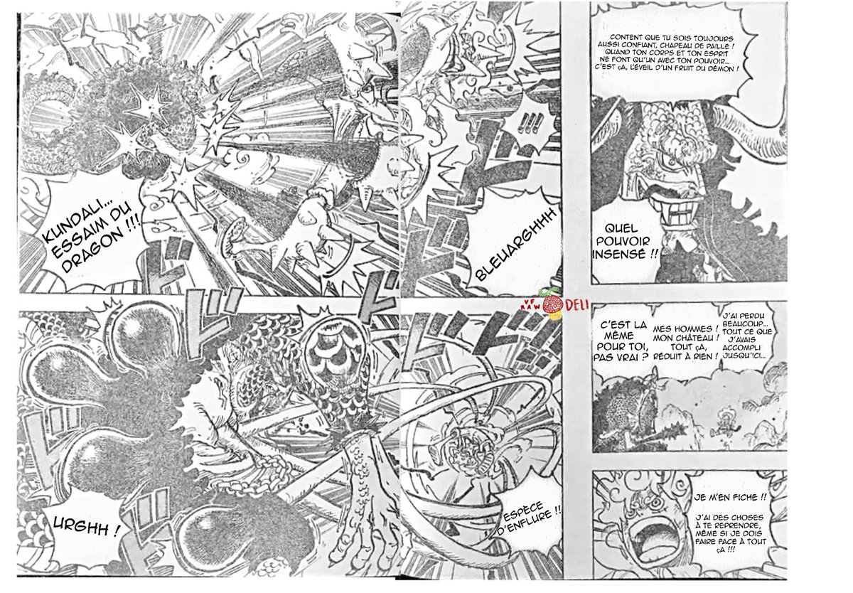 delicatoshi's tweet photo. EEET LE CHAPITRE 1046 DE ONE PIECE EN FRANÇAIS, C’EST SORTI !
1/4 🔥☀️
#ONEPIECE1046 #ONEPIECE #VFRAW #SCAN #LesVFRAWduJeudi (dans l’ordre) https://t.co/zToVU7p05S