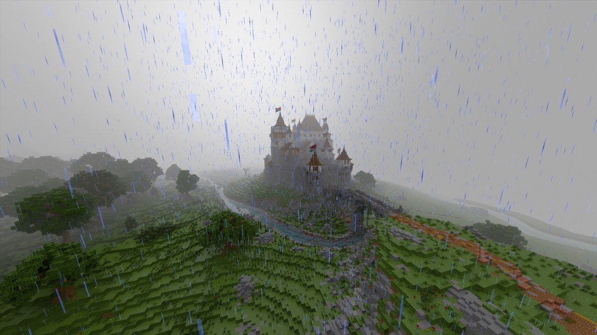 DrowsierCloud's tweet photo. This is another region on The fantasy kingdoms realm call Willowbrook. This is build by a Brody. Everything build in bedrock edition. 

#Minecraft #Minecraftbuilds https://t.co/FmpMwwnspF