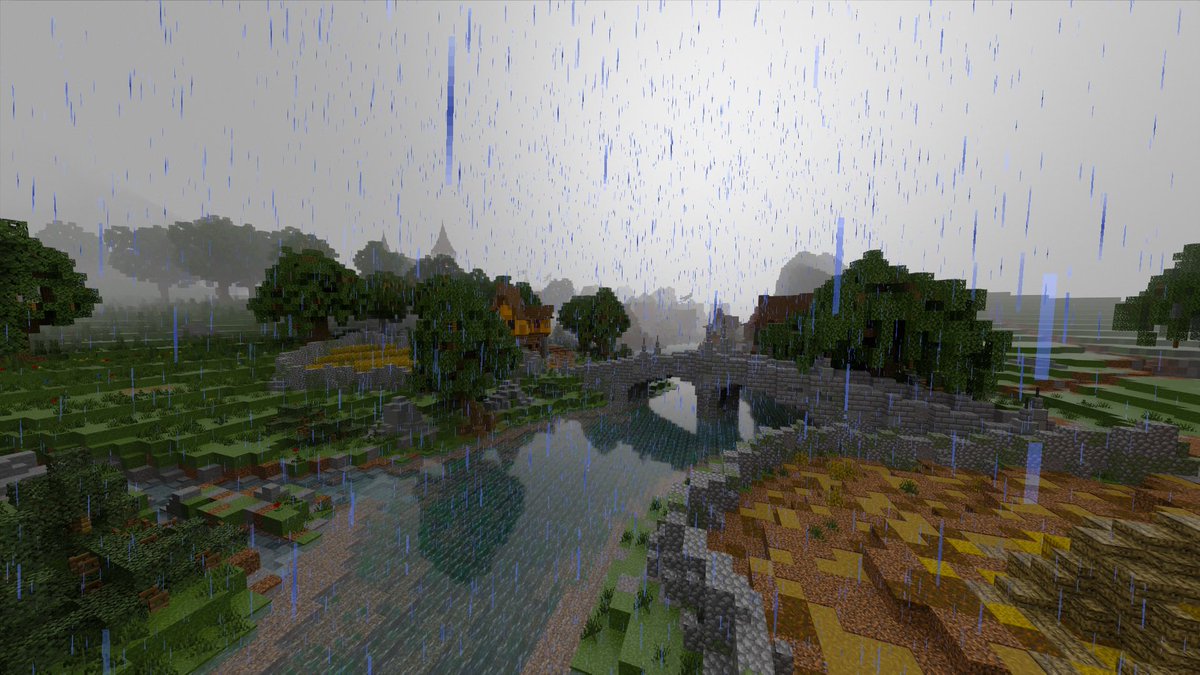 DrowsierCloud's tweet photo. This is another region on The fantasy kingdoms realm call Willowbrook. This is build by a Brody. Everything build in bedrock edition. 

#Minecraft #Minecraftbuilds https://t.co/FmpMwwnspF