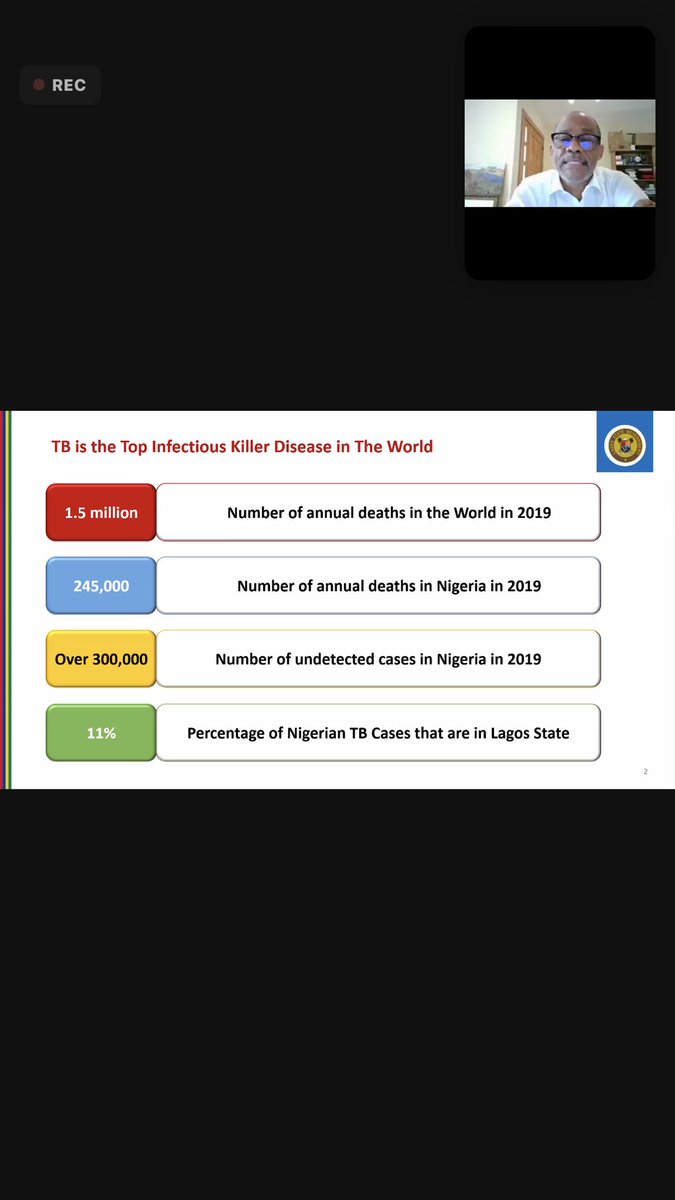 JAAIDSNGR's tweet photo. Lagos State Honorable Commissioner ⁦@LSMOH⁩ ⁦@ProfAkinAbayomi⁩  highlighting successes &amp;challenges of the #TB response in Lagos State during the 2022 #WTBDay webinar organised by ⁦@StopTBNigeria⁩ ⁦@officialNESG⁩ ⁦@anadach⁩ #InvestinTB #EndTBinLagos https://t.co/tD5S1uq8vc
