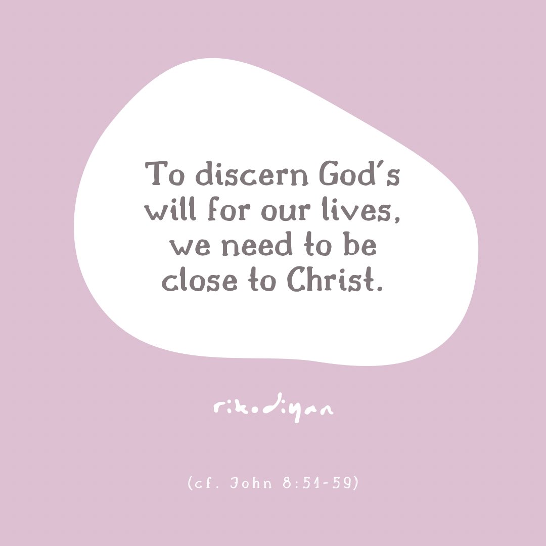 rikodiyan's tweet photo. Thursday of the 5th Week of Lent

Jesus said to them, “Amen, amen, I say to you, before Abraham came to be, I AM.” — John 8:58

#RandomlyRikorded 
#DailyGospelThoughts https://t.co/kQCA9eEX3G