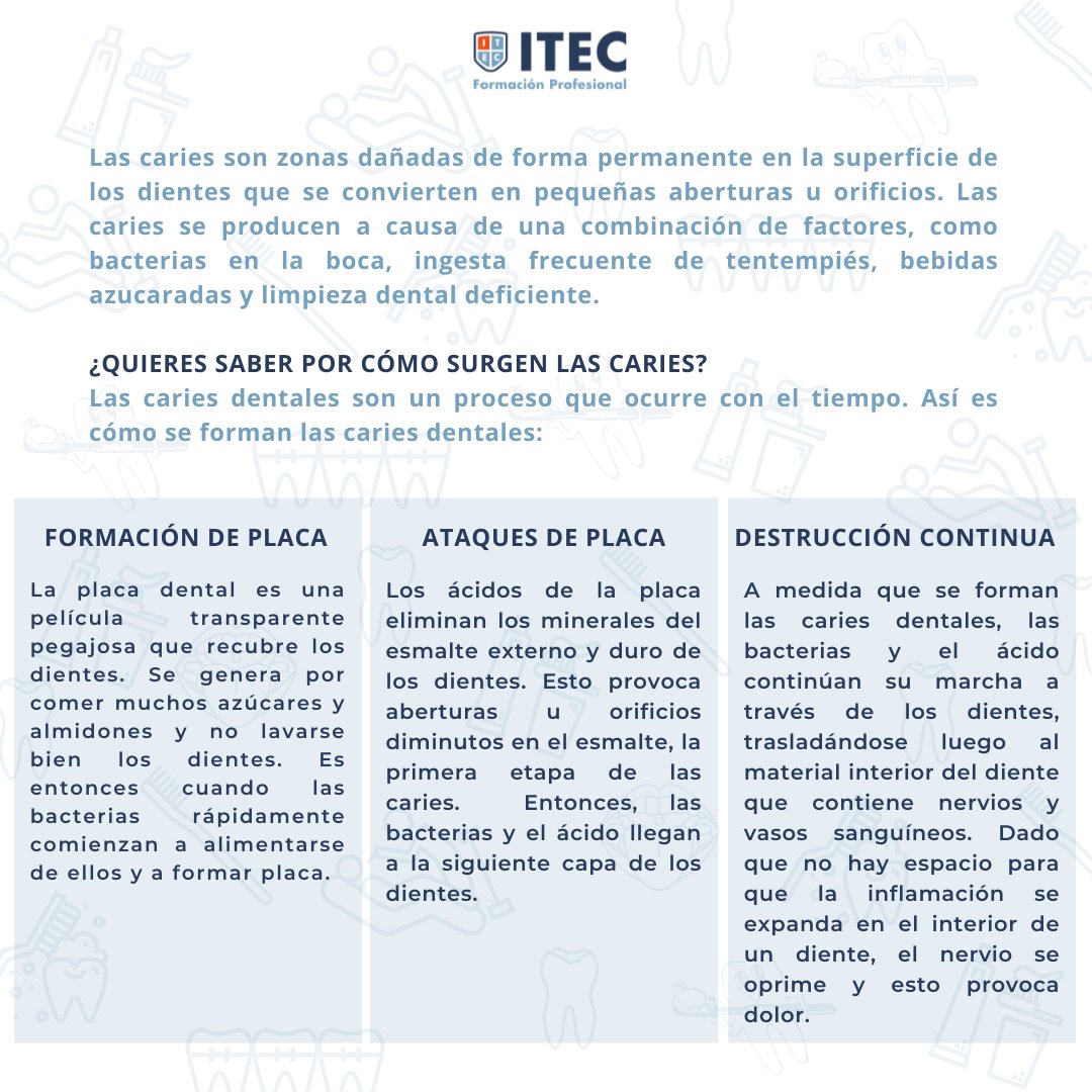 itecfp's tweet photo. Hoy os queremos dar a conocer un poco nuestra FP en Higiene Bucodental con un “Sabías qué..?” 🚀

Si te interesa la Higiene Bucodental, prueba una clase gratuita!: https://t.co/PQXubXKqjs https://t.co/8hciOgC0l3