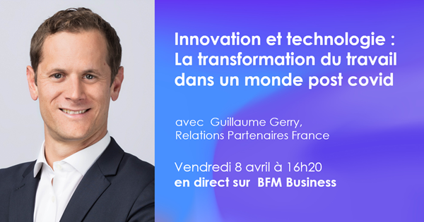 La pandémie a bouleversé nos façons de travailler. Comment l’innovation et la technologie ont-elles contribué à cette transformation du travail ? Retrouvez Guillaume Gerry ce vendredi sur BFM Business.