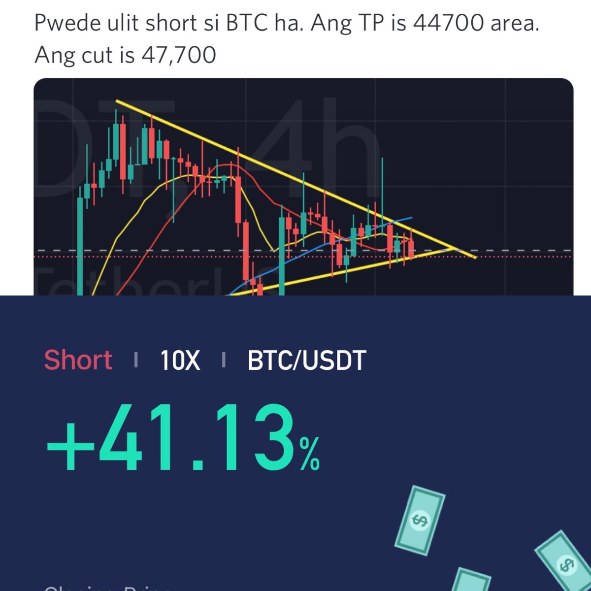 titovlogs77's tweet photo. Stacking sats without adding capital. #leveragetrading #shorting #futuresgrind #letsbridge @Bybit_Official @BingXPhil @HuobiFutures_ https://t.co/Ip4gBRpStM