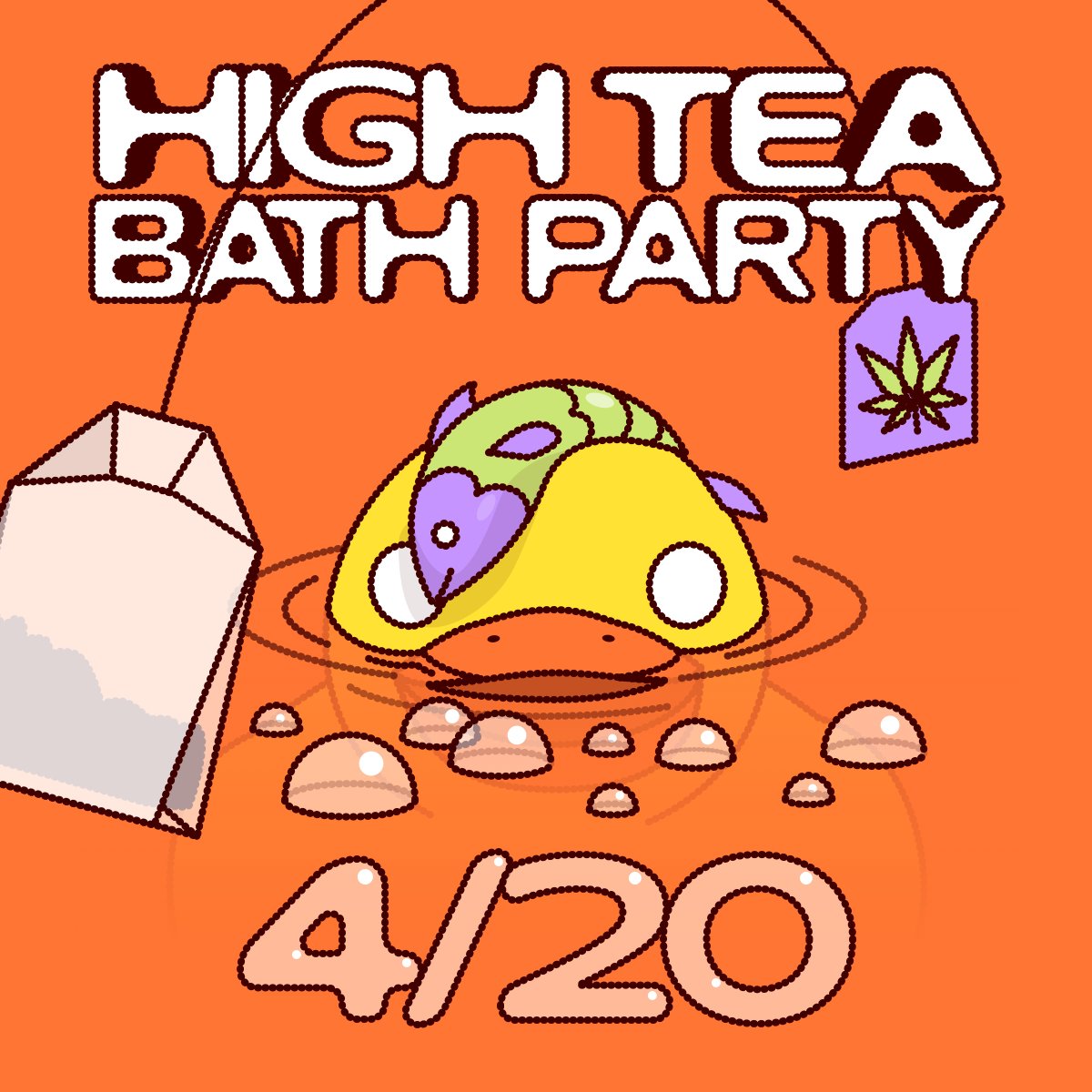 Rubber Duck Bath Party tweet media