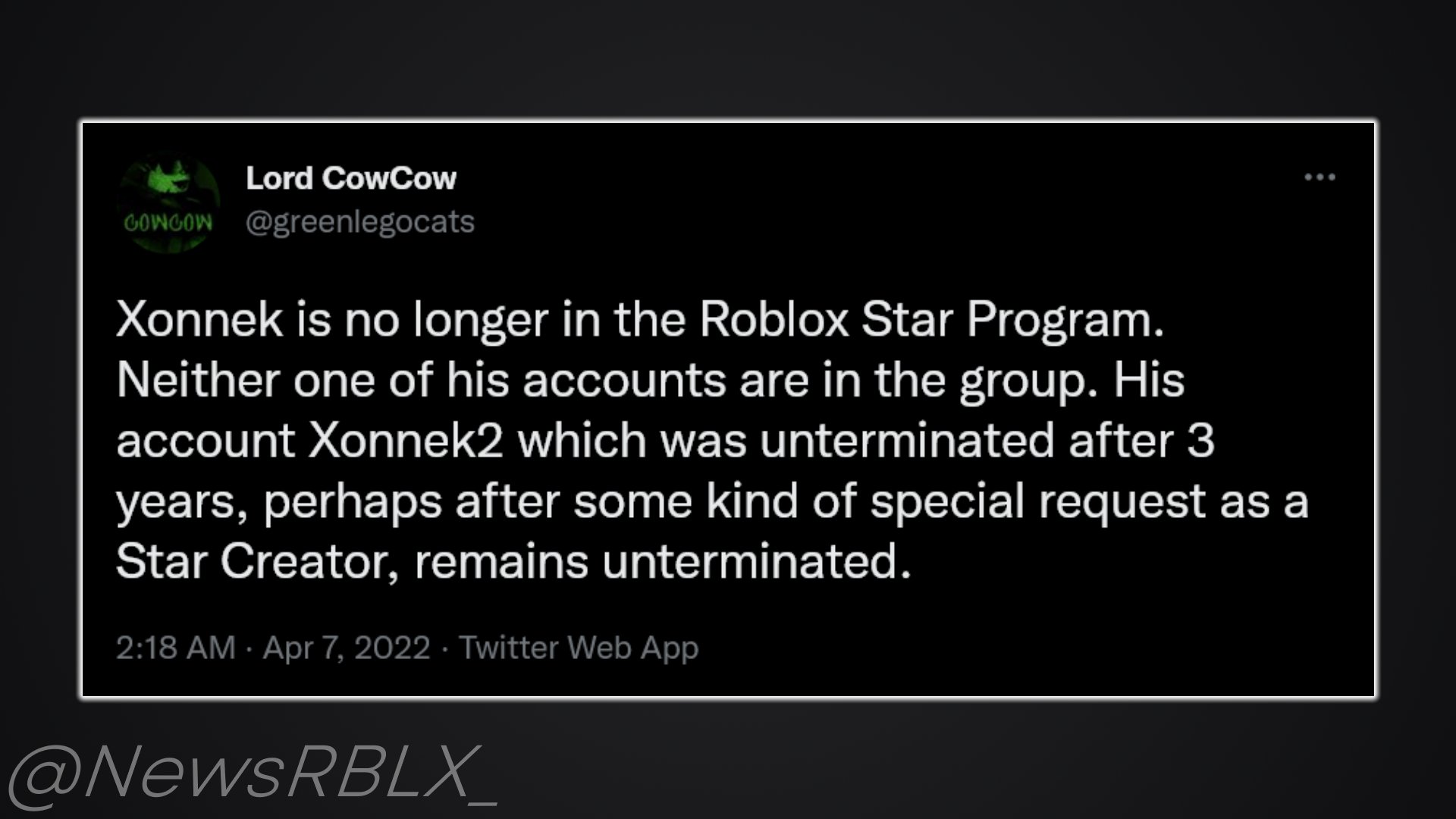 Roblox News & Drama (@NewsRBLX_) / X