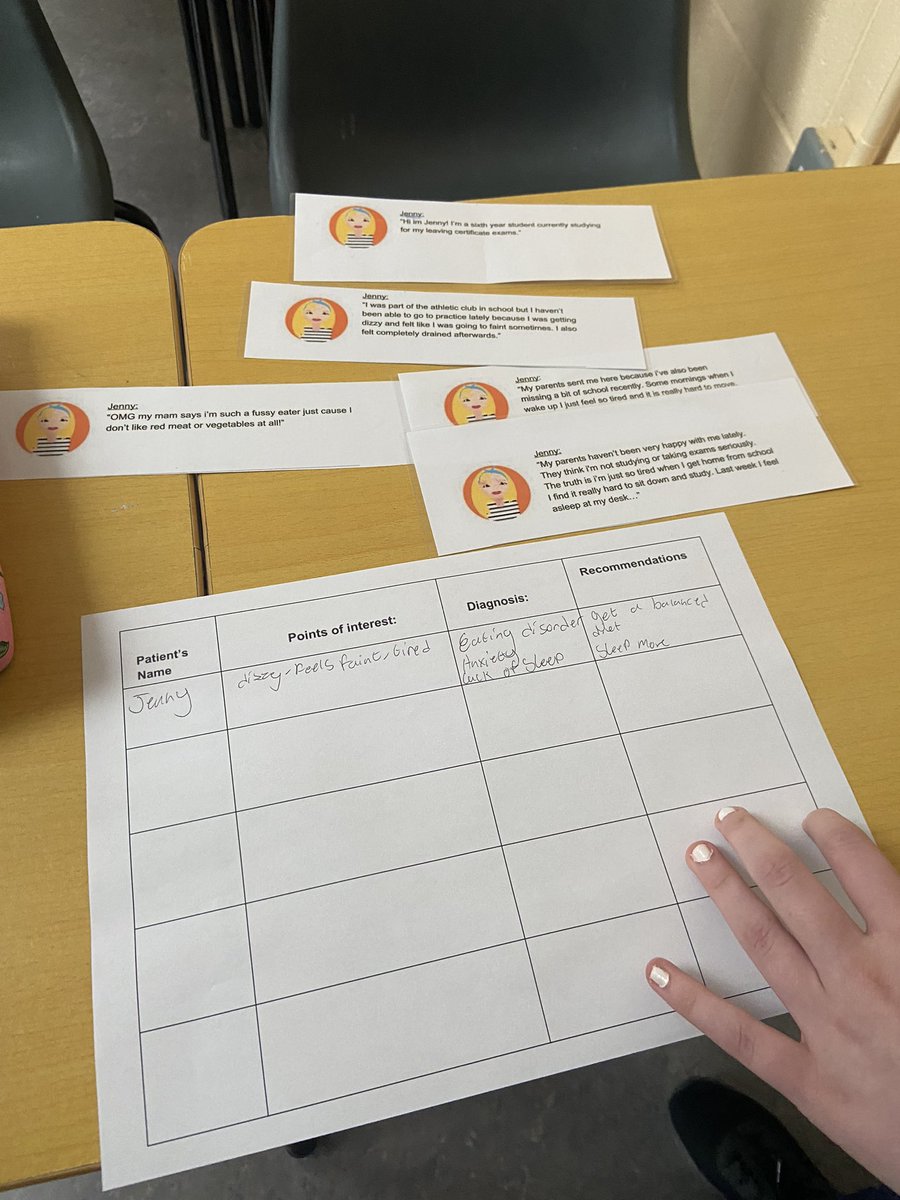 TeachMeAgri's tweet image. Looking at factors that affect human health with first years. Finished off with a stations activity completed in groups of 5 that I was given from another teacher. Students had to read through a total of 6 scenarios and answer the worksheet in groups. Enjoyed by all #jcscience