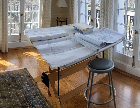 SusanMcKayHerre's tweet image. For sale - $100 to architecture student. MAYLINE DRAFTING TABLE - 36 x 48 great condition, with new VYCO Board Cover, new end stops for wires, and stool, and some drafting tools. #SamFoxSchool #WashU - pick up by Sunday morning April 10 @SamFoxSchool