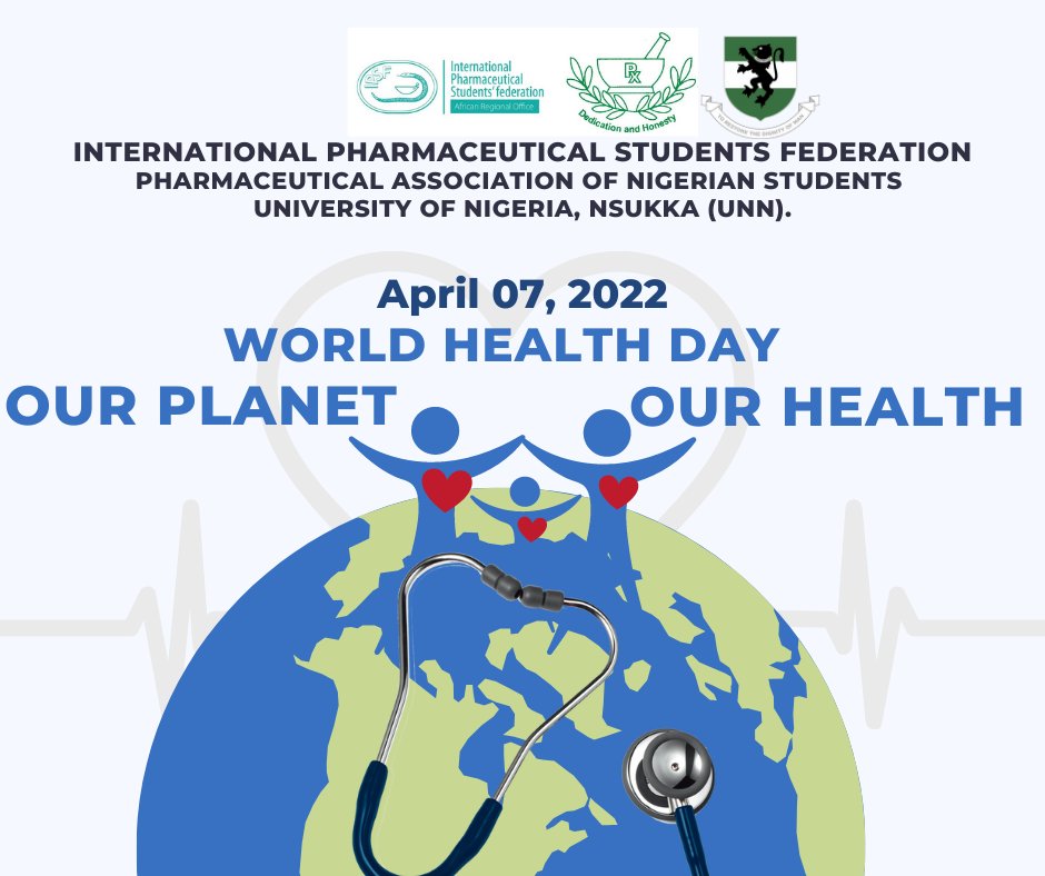 veeve_an's tweet photo. World Health Day is celebrated annually on 7th of April in line with the World Health Organization's aim to discuss health-related issues and to draw attention to specific health issues concerning people across the world.
The theme for this year is 'Our Planet, Our Health' https://t.co/PkfBOb6k88