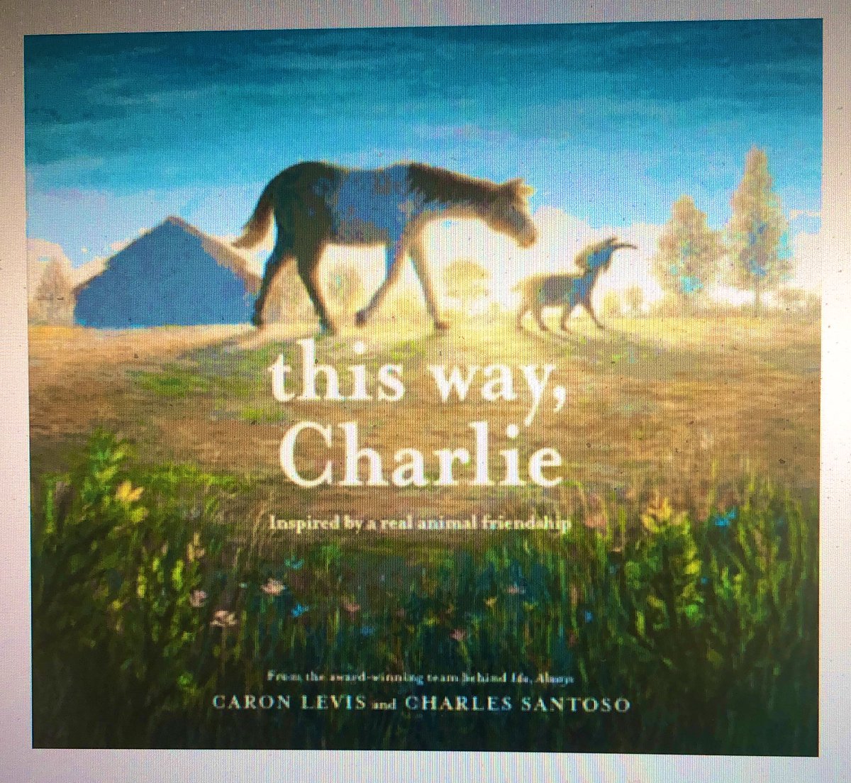 abgerman's tweet photo. Oh my gosh not a sound was heard as @Emily_S_OConnor students were totally hooked by #ThisWayCharlie. Thank you @caronlevis for this beautiful and touching story about the great work being done at #WildHeartRanch. ❤️📚 https://t.co/tRy3GD53pv