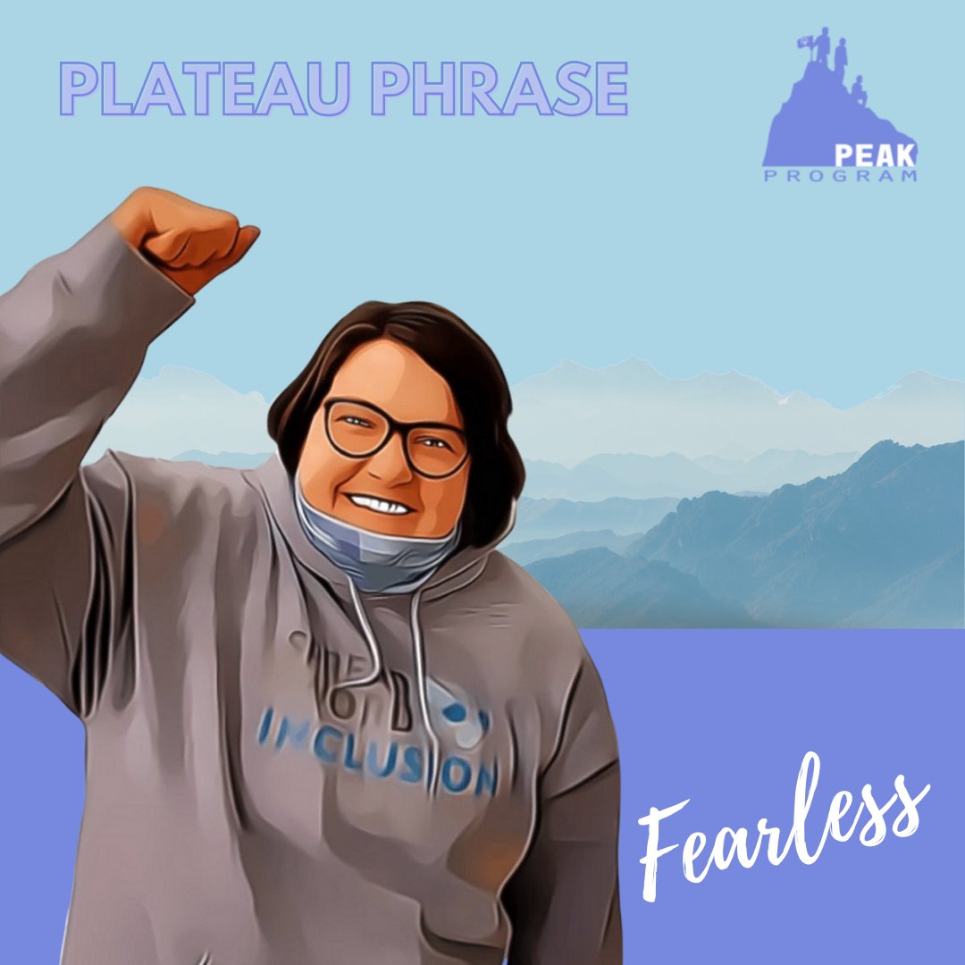 SpecialOAlberta's tweet photo. Lizzy Baril has been fearless on her PEAK journey and used this aspirational word to help her take on new challenges along the way.

Learn more about PEAK and the resources available using the link in our bio! https://t.co/66bfU6uvQj