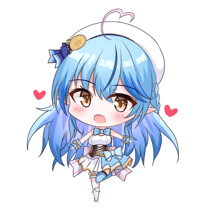 ホロクルで持ってくアクキーのイラストできた😤 