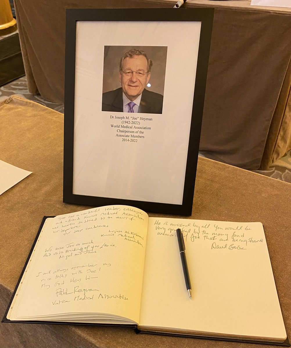 subailey's tweet photo. A lovely tribute to the late Dr. Joe Heyman at the @medwma. He was beloved around the globe. @AmerMedicalAssn @MassMedical @acog https://t.co/CiRW4LPvO0