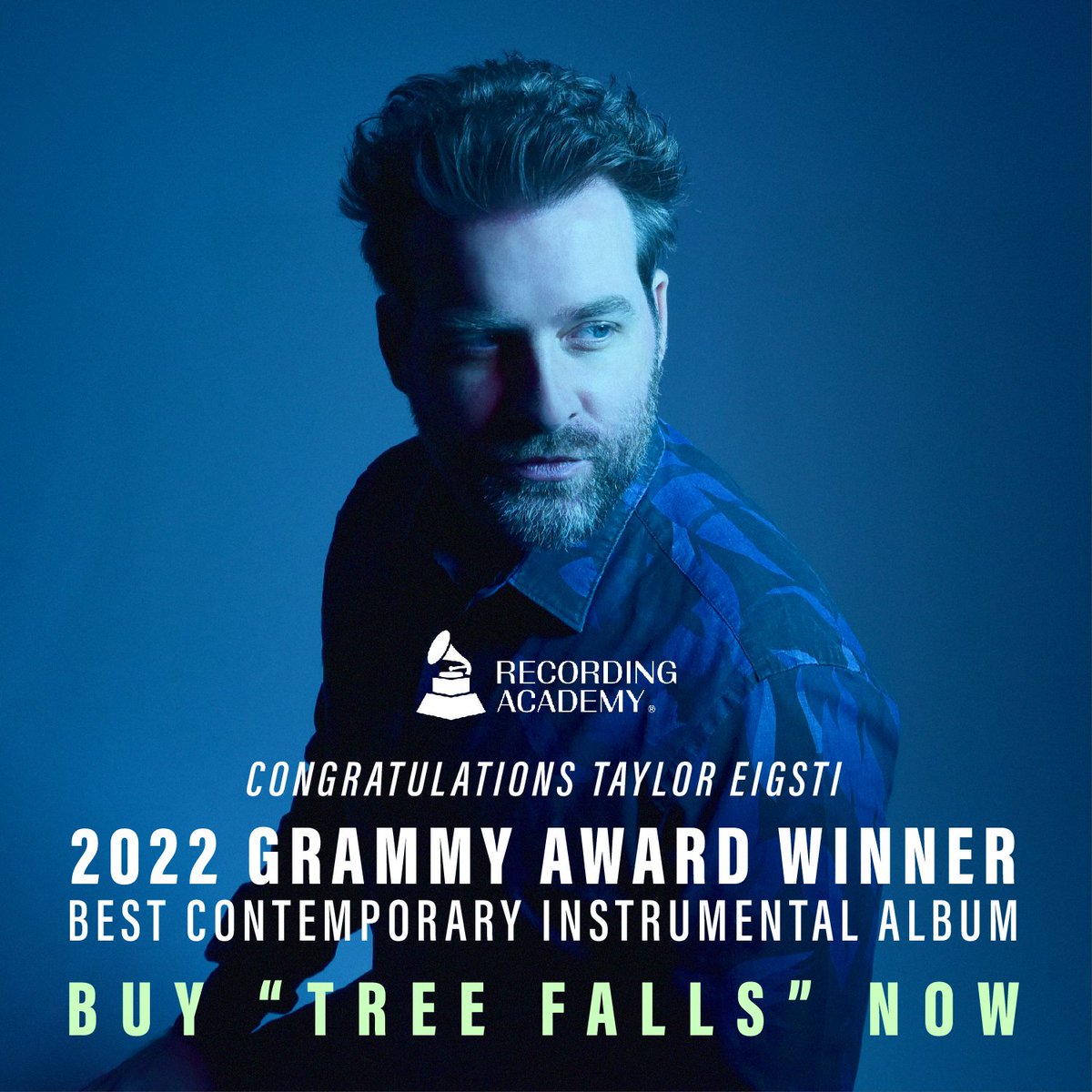 GSI_studios's tweet photo. A HUGE congratulations to Taylor Eigsti for winning the grammy for best Contemporary Instrumental Album! 🎉🎉🎉

Download, stream, and purchase "Tree Falls" wherever you get music: https://t.co/nAALOpO5Ow

#GSI #Grammys #TaylorEigsti
#BestContemporaryInstrumentalAlbum #NYC https://t.co/crQuzhpD4A
