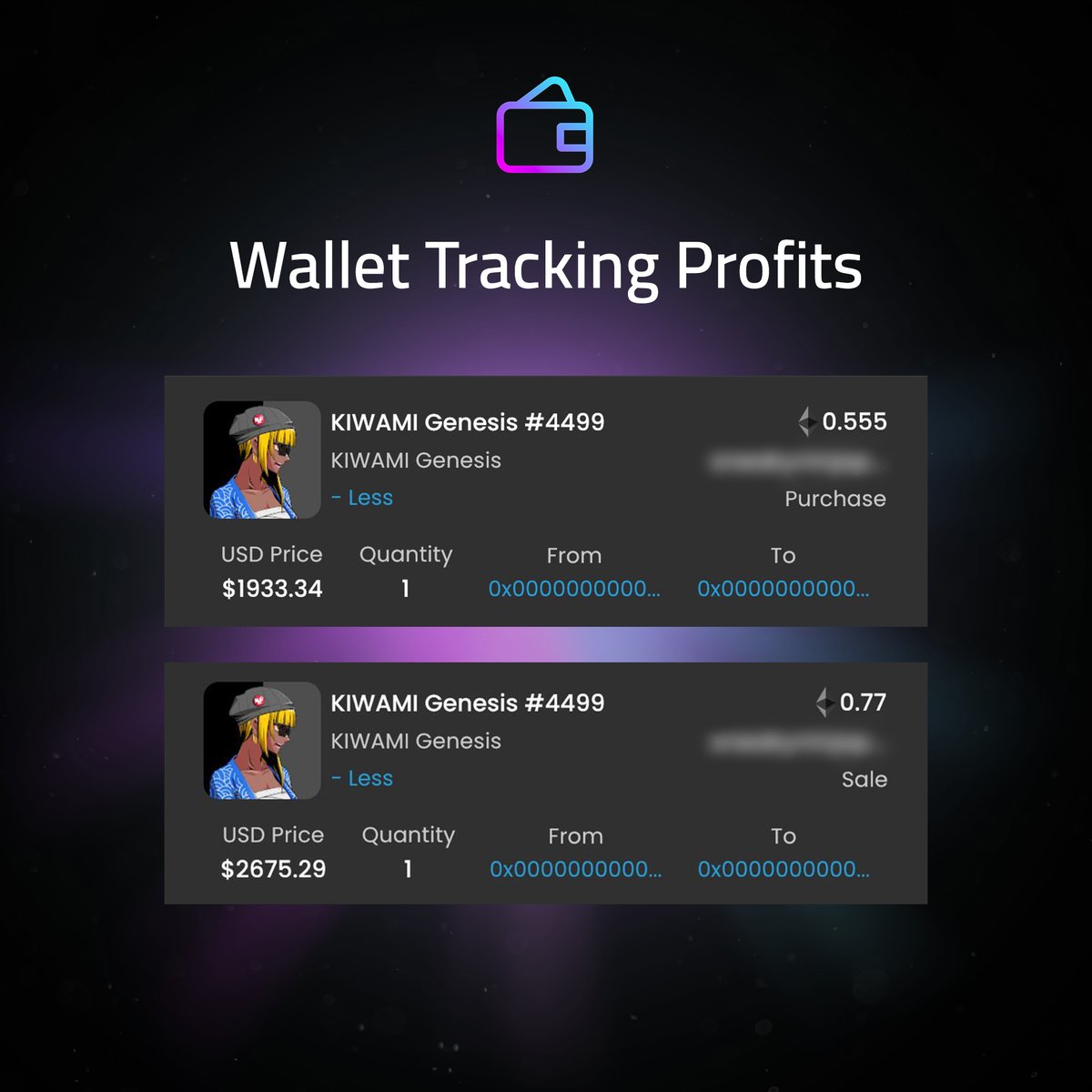 During the testing phase, the Spacegate Team has already made some good profits by copying trades with the Wallet Tracking Tool 🚀