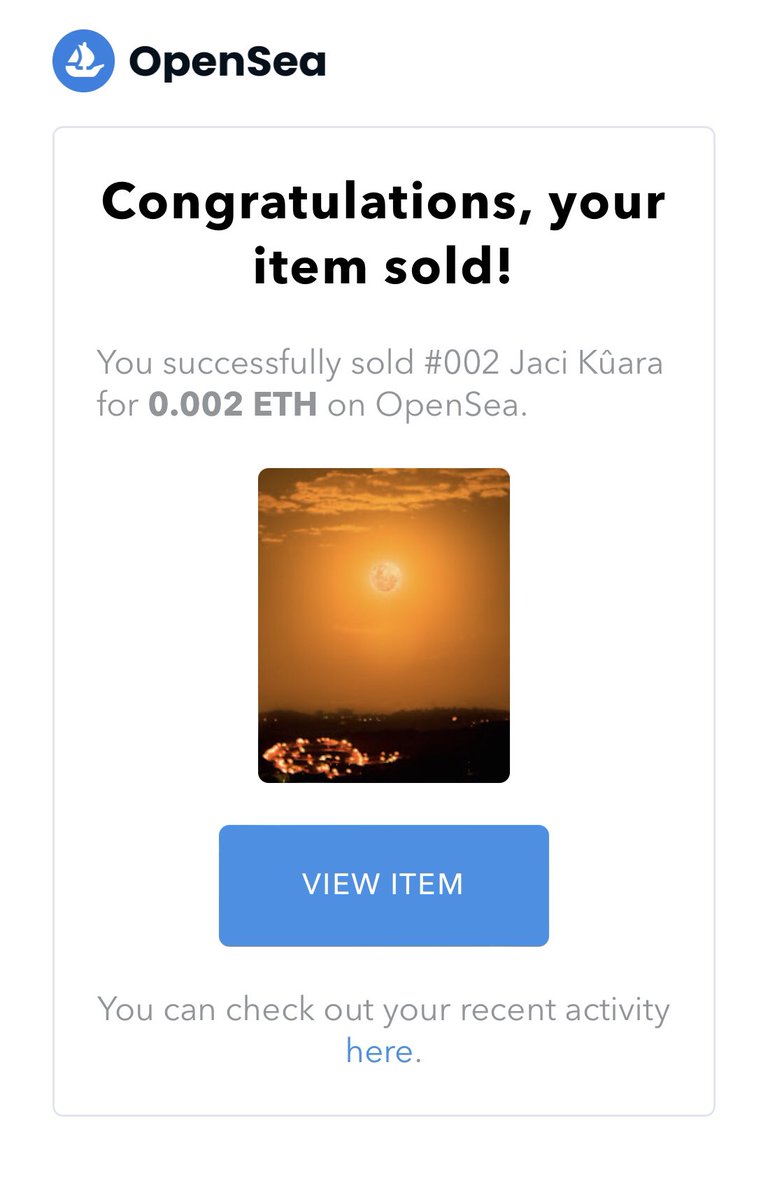 55ciscoNFT's tweet photo. Finally sold my 1st #NFT 🚀🚀🚀 https://t.co/Crq2icc5eU