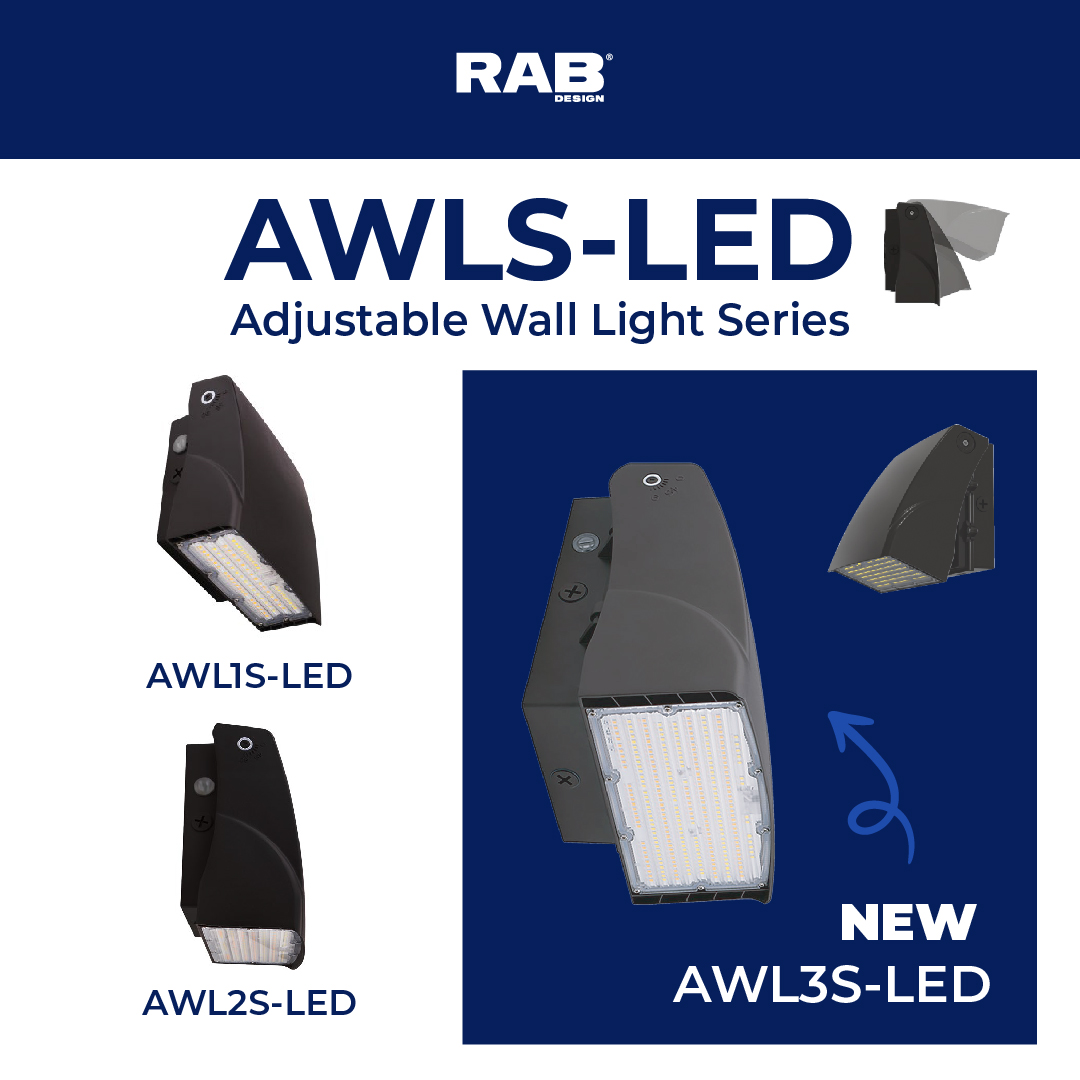 rabdesign's tweet photo. The AWL3S-LED is the newest addition to the adjustable wall light family from RAB Design. To find out more details about the benefits of adjustable lighting check out our blog here: https://t.co/p5LF9bqjqG #RABDesignLighting #LEDLighting #AdjustableLighting #walllight https://t.co/IbC8bGauib