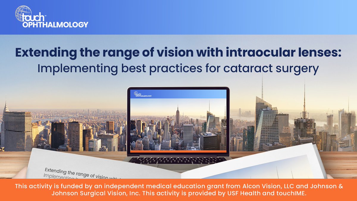 touchOPHTHALMIC's tweet photo. Leading experts consider the latest #intraocularlens technologies and discuss factors that influence #IOL selection in patients undergoing #cataractsurgery

Watch now: https://t.co/kOA2oGYIfN

@LizYeu 
@jenniferlohmd
@AceVisionGroup
@Avellinolab_USA 

#ophthalmology https://t.co/UT2Ola5Iy5