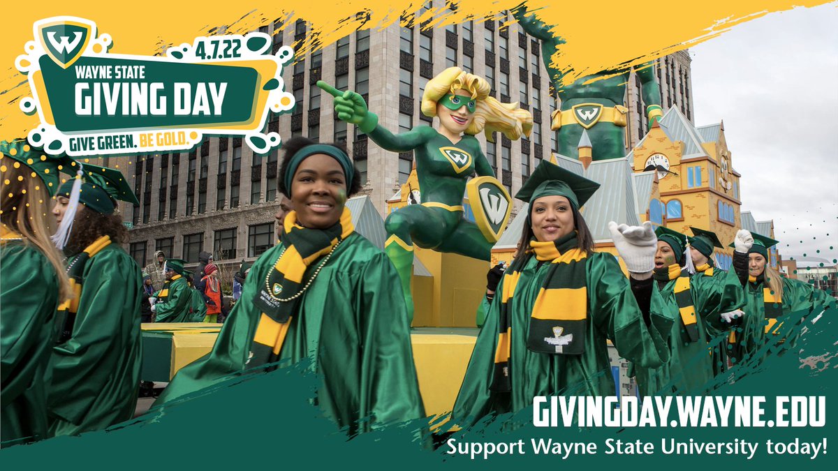 WSUTSSC's tweet image. Giving Day is on! Support WSU and the areas that matter most to you. Our Student Emergency Fund provides short-term financial assistance for students facing sudden hardship such as emergency medical care or a death in the family. ow.ly/8tZe50ICsIx
#GiveGreenBeGold