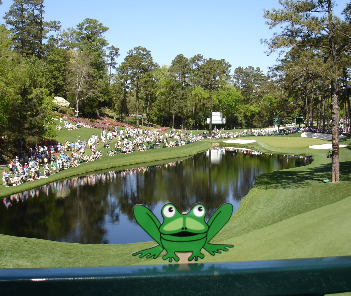 🐸How about some golf this weekend?⛳

#TheMasters #FranklyFrog #FranklyFrogPutter #putting #Augusta
