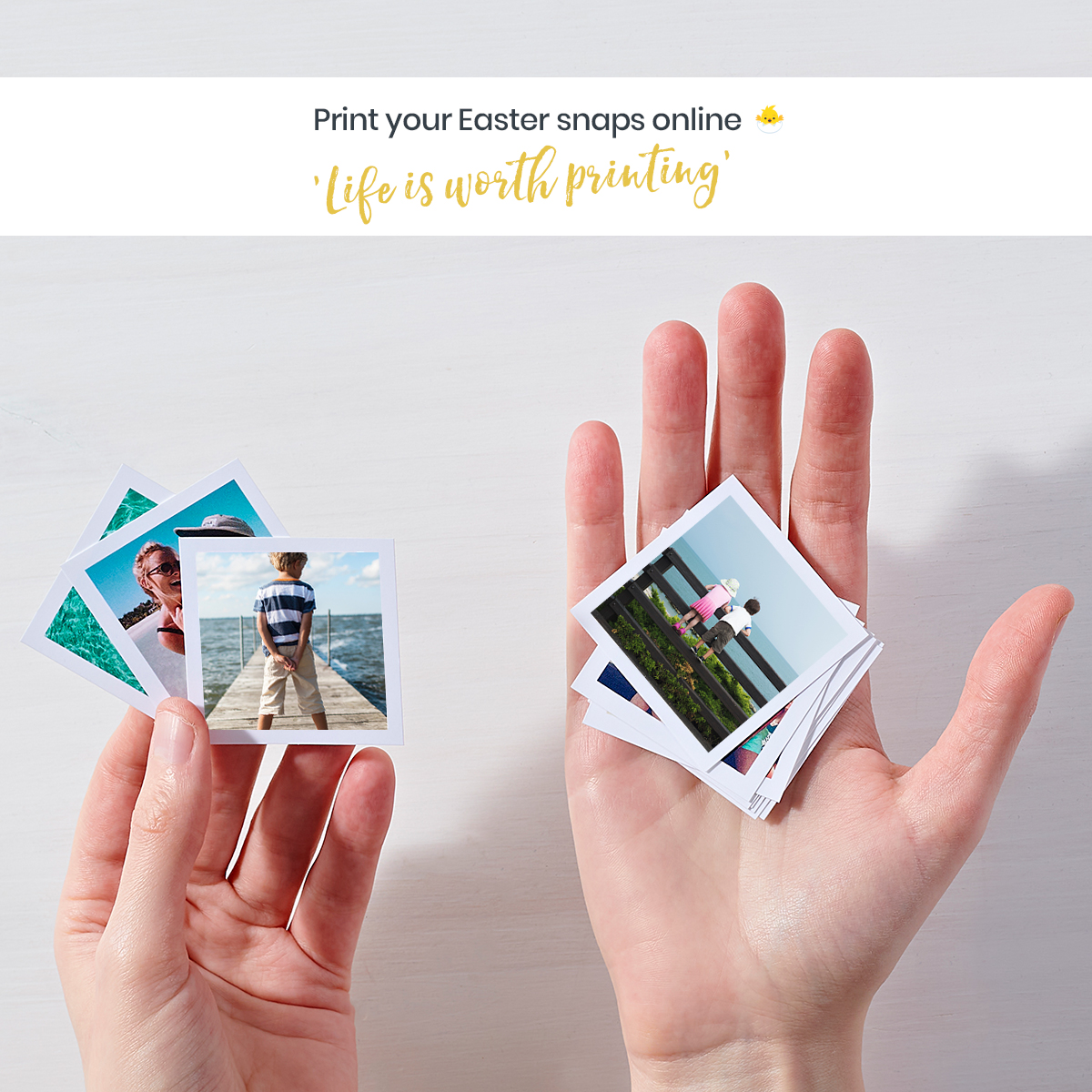 PostSnap's tweet image. Our best-selling mini prints! Perfect for sending to family &amp;amp; friends as an Easter surprise 🐣🌸 - healthier than Mini Eggs and much more fun. Choose from 2x2", 3x3", 2x3" and mini retro prints. bit.ly/372zH8X

#photoprints #postsnap #easterholidays #photos #miniprints