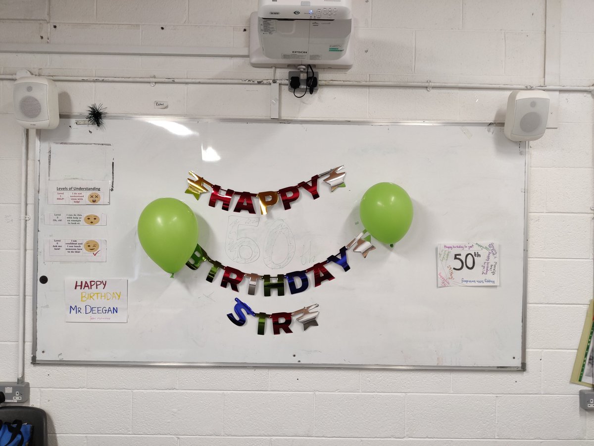 3T got wind of my birthday!! We will ignore the 50th Birthday part 😂🥳