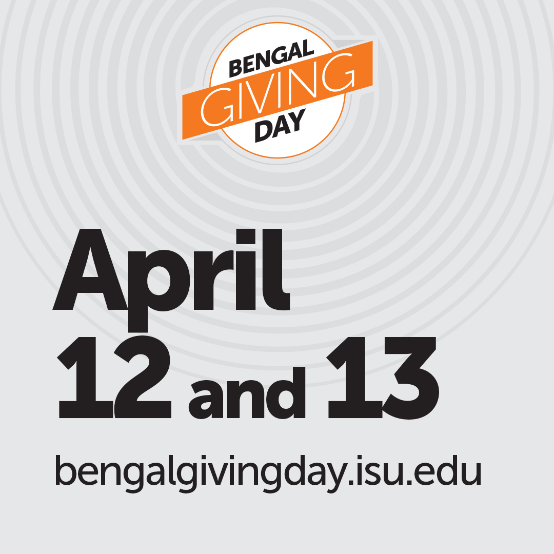 IdahoStateAlum's tweet photo. Get ready, Bengals. #BengalGivingDay starts in 5 days. Can't wait? Give early at https://t.co/8IOZO3SHCO

@IdahoStateU @IdahoStateGrad @IdahoStateUCoSE @IdahoStateEd @ISUArtsLetters @IdahoStateU_COB @ISUBengals @ISUHealthSci @ISUPharmD @IdahoStateTech @myasisu @kisuradio https://t.co/Q3Q3Z0EJwa