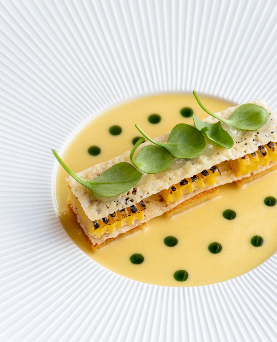 JulesCooking's tweet photo. A great dish to make this weekend, so head over to the link in my bio and get cooking ✌🏼 It's a beautiful polenta with toasted corn, a lemon gel, a coriander oil and a delicious corn sauce. 

Have a good one guys! #julescooking #youtube https://t.co/52qCCosS7W