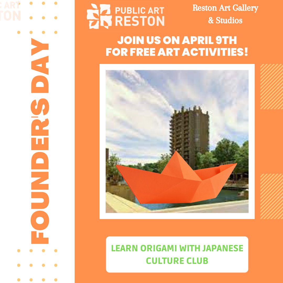 Founder's Day countdown! Just 2 days until the celebrations. Join us @lakeanneplaza for all that's in store. More info here ow.ly/aObS50IxEEw

@restonmuseum
@restoncommunitycenter
@restonassociation
@restonartgallery
@walteralcornfx