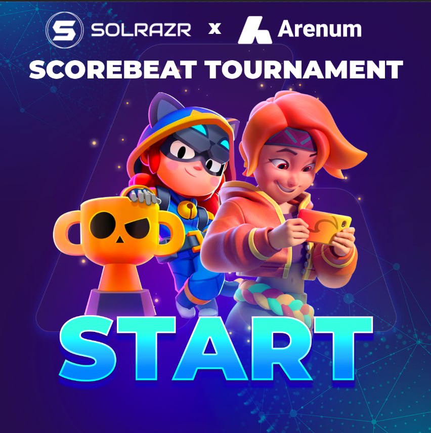 Arenum_official's tweet photo. 💥 SolRazr x Arenum Tournament 💥

📱We're launching the SolRazr x Arenum Tournament! Everyone can take part!

💰Prize pool: $150
⏳Duration: 3 days 

🕹Take part: https://t.co/38EnZCqusX
👆NOTE: Open link to the tournament from phone

More info: https://t.co/scGE8wkKyf https://t.co/zN0amZrQtb