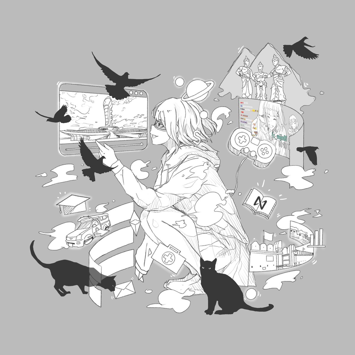 manaku00's tweet photo. แวะมาร่วมกิจกรรม CCC Fanart หน่อยนะครับ🙏🏻🙏🏻

“เป็นคนชอบเที่ยวครับ แต่ไม่อยากออกจากบ้าน”😅

#ChiangmaiCryptoCity #CCC #CCCFanart #CCCMetaverse #NFTThailand #NFTthaiartist  

@ParasHQ 
#Paras #Parasartist #Parasnft #NFTCommumity #NFTthaiartist #nftcollector #nft #nftart https://t.co/PfIkq5EOTC