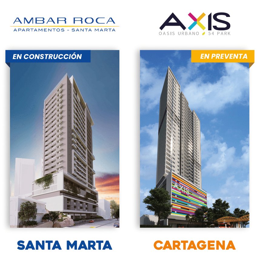 3gconstructores's tweet image. Les presentamos nuestros dos imponentes proyectos que cambiarán el aspecto urbano de las zonas, potencializando la valorización y creando un estilo de vida único. 

Con calidad respaldada por 3G constructores. 🧡

#ConstruyendoPais #colombia #apartamentos #inversión #CARIBE