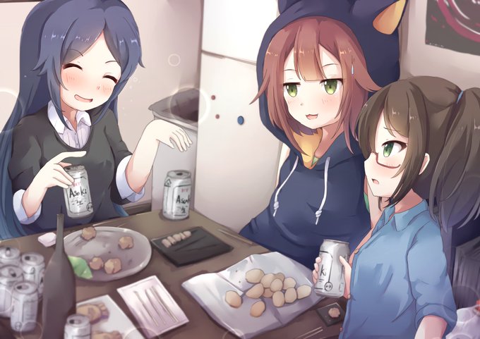 宅飲みをするメ団(アキノさんは多忙です)
#プリコネR