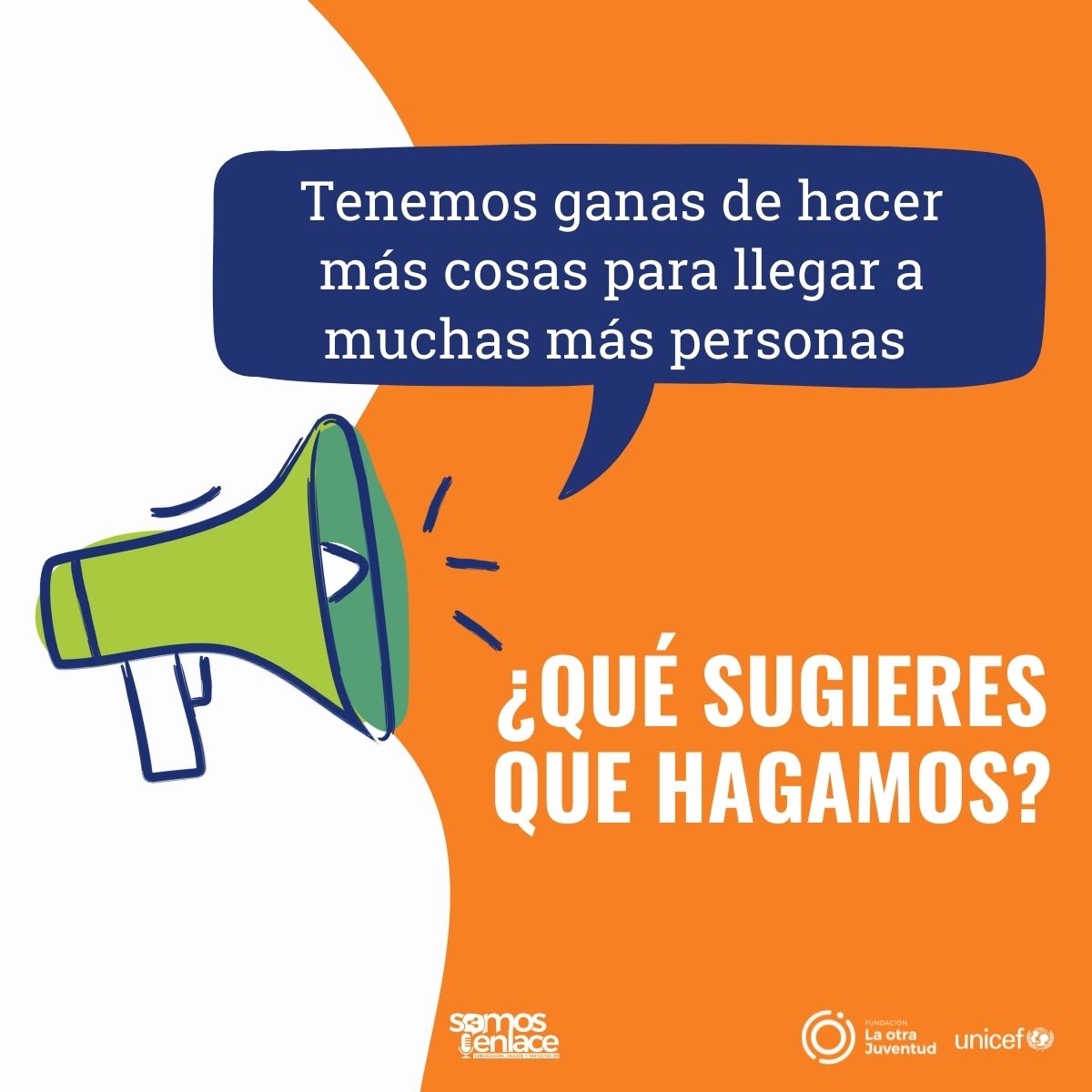 GarajedSuenos's tweet photo. Llegó la hora de ponerle el termómetro 🌡️ a nuestra comunidad y conocer sus opiniones, que son importantísimas para la Red #SomosEnlace , por esto te invitamos a participar en la siguiente pregunta contándonos qué sugieres que hagamos: 💭 ✊#RedDeIdeas https://t.co/arDtgQ0QTV