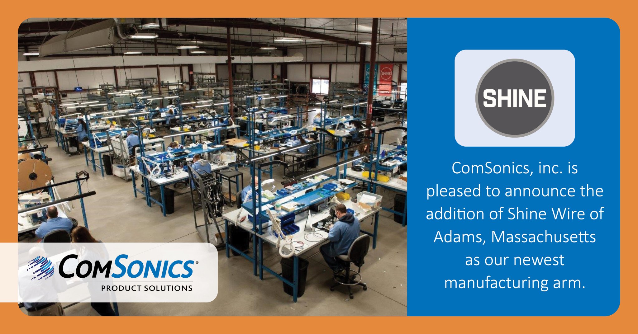 ComSonics on Twitter is pleased to announce the addition of