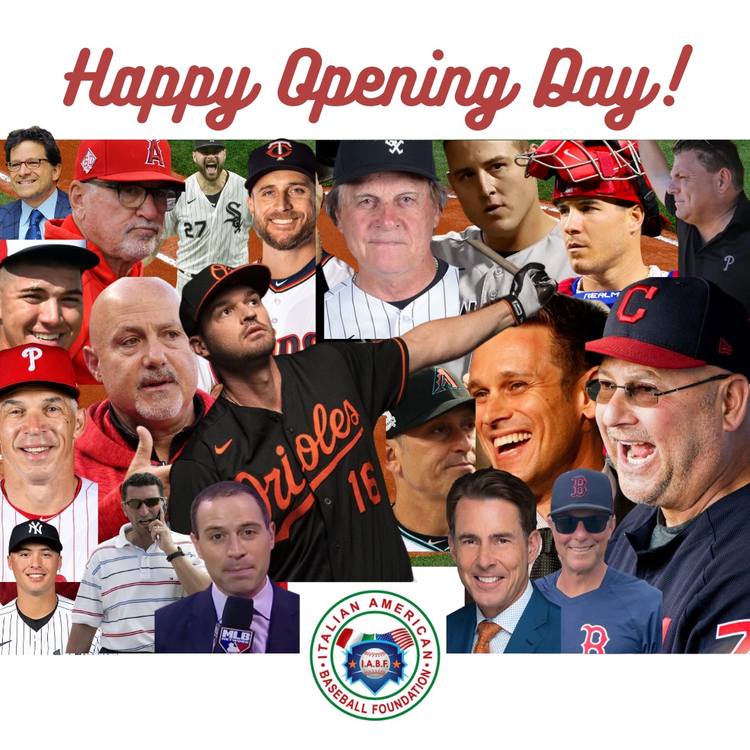 IABF5's tweet photo. Happy Opening Day to all of the Italian Americans who make this game so great! 🇮🇹 ⚾️ 🇺🇸 https://t.co/WVUqKvVQjP