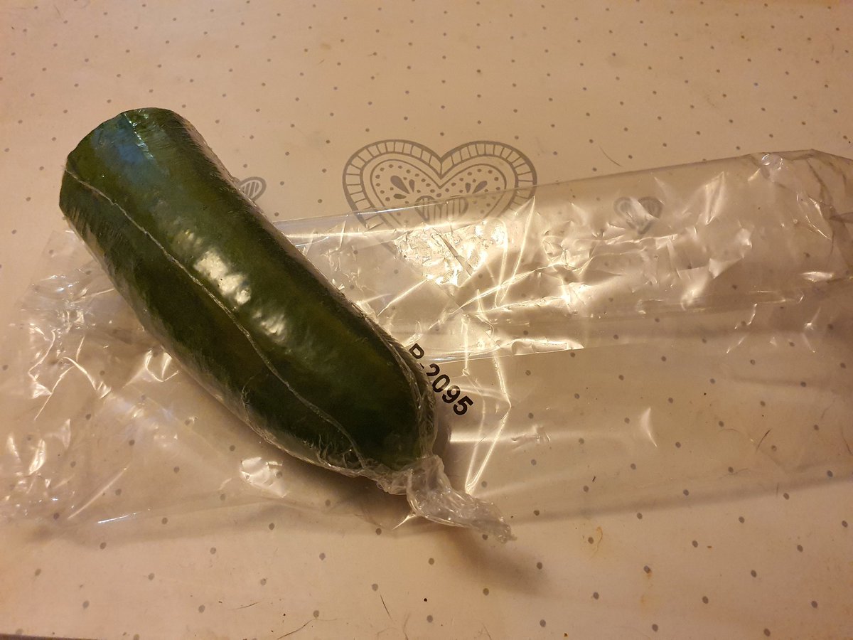 Emilygrimes's tweet photo. @goustocooking Can I honestly have a conversation with you about your packaging, as this is not getting any better! Worse in fact... today's atrocity is half a cucumber wrapped in plastic  in a plastic bag. 
Please explain why you feel this is necessary?! https://t.co/MmZ22kAIq5