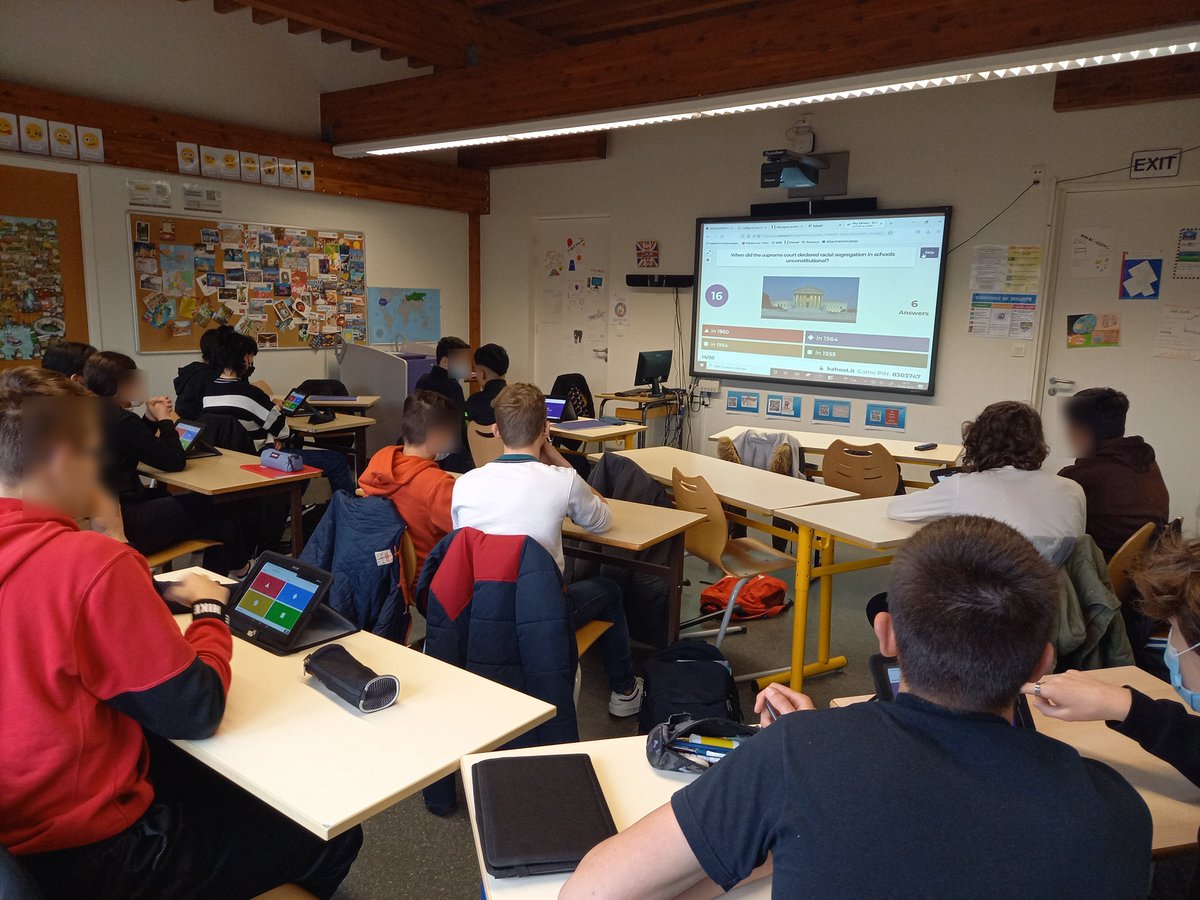 LoLanglois's tweet photo. Challenge pour #Semainedeslangues avec des quiz produits par les partenaires #eTwinning sur les personnes ayant lutté contre des discriminations.
Bravo aux élèves @collegevangogh qui ont relevé le défi brillamment!
https://t.co/LEzOCnO5LQ
#ODD5 #ODD10 #ODD4 #ODD16 https://t.co/h2ieFjwDMI